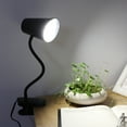 thumbnail image 3 of Mainstays Modern LED Clip Light with Flexible Gooseneck, Black, Matte Finish, Suitable for All Ages, 3 of 6