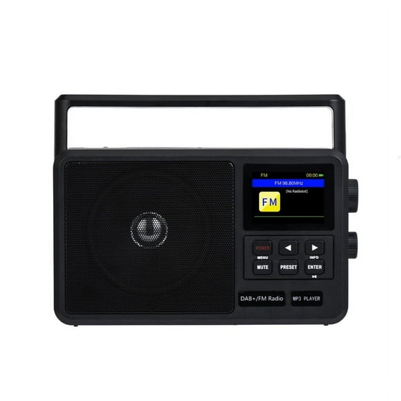 Internet Digital Radio Portable FM Radio Dual Power Modes Pocket Retro Radio US PLUG