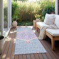 thumbnail image 6 of Addison Rugs Chantille Indoor/Outdoor Traditional Vintage Denim Washable Runner Rug, 2'3" x 7'6", 6 of 6