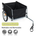 thumbnail image 3 of RANVN 143 Lbs. Two-wheel Tow Bicycle Wagon Trailer, Cargo Wagon, Nylon Cloth, Folding Frame and Bicycle Coupler, Outdoors, 3 of 10
