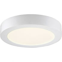 29870-30-011-Eurofase Lighting-Brant - 8.75 Inch 14W 1 LED Small Flush Mount-White Finish-3000 Color Temperature