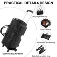 thumbnail image 4 of Bolsa de ropa con ruedas Modoker 3 en 1 con ruedas, negra, 4 of 7