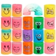 thumbnail image 2 of 12PCS Children's Colorful Spring Ring Toys Mini Smiling Face Elastic Rainbow Ring Magic Toys Children's Birthday Party Gifts, 2 of 6