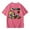 Hot Pink, variant on 67 shirt G'irls Summer Short Sleeve T Shirt Cute Cartoon Number Print Casual Top Tee Shirt For K'ids Youth