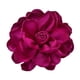 thumbnail image 4 of Broche de 10 cm para mujer, broche de tela satinada, hecho a mano, clásico, elegante, para solapa. Rojo, 4 of 9