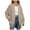Khaki, variant on LYXSSBYX Jackets for Women Clearance Womens Open Front Coats Oversized Jackets Long Sleeve Fall Casual Coat