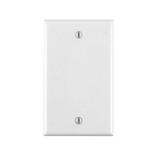 Leviton 001-88014 Blank Wall Plate White Lot of 6
