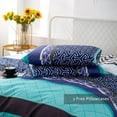 thumbnail image 3 of JML King Size Duvet Cover Set 3 Piece-Printed Microfiber Comforter Cover with Zipper Closure, 3 of 7