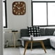 thumbnail image 3 of Reloj de pared luminoso de , relojes de noche de sin tictac que brillan en Cuadrado de decorativo para cocina, MarrónNúmero clásico BLESIY reloj de pared silencioso, 3 of 8