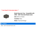 thumbnail image 2 of Brake Reservoir Cap - Compatible with 2000 - 2007 Chevrolet Monte Carlo - Dorman, 2 of 2