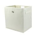 thumbnail image 5 of The Elixir Eco Green Collapsible Fabric Premium Canvas Storage Boxes/Cubes, Beige, Extra Large,, 5 of 5