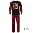 thumbnail image 5 of Penkiiy Pyjamas de Noël pour Famille, Ensemble de Pyjamas Assortis, Carreaux Rouges Renne Vacances Xmas Pyjamas pour Femmes Hommes Enfants Rouge TG, 5 of 5
