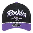 thumbnail image 2 of Men's New Era Black/Purple Colorado Rockies Team Loyal 9FORTY M-Crown Adjustable Hat, 2 of 7