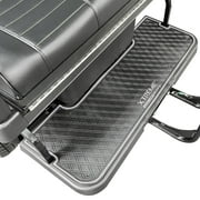 Xtreme Mats Golf Cart Mat for Rear Facing Foot Rests & Rear Seat Kits - Fits Evolution Classic Pro, Plus 4 Seaters Rear Foot Rest Mat - GREY Trim