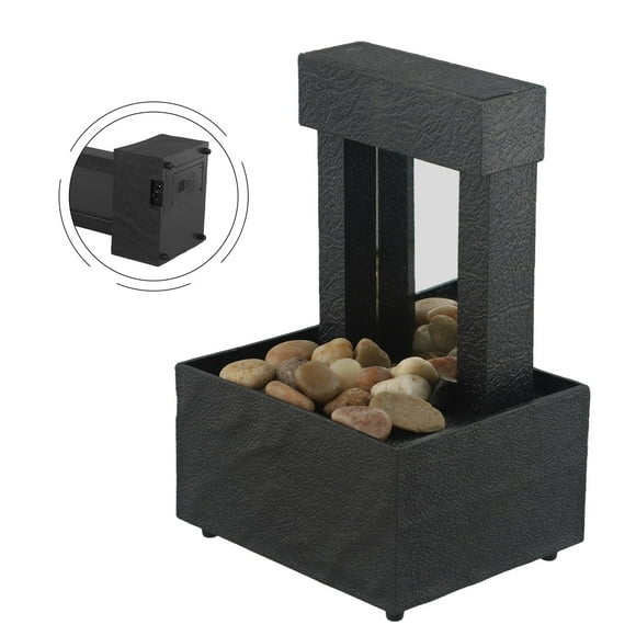 Mini Indoor Water Fountain Abundance Symbolizing Feng Shui Desktop Decor