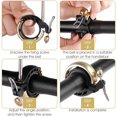 thumbnail image 4 of Bicicleta WEST BIKING MTB Bike Safety Loud Horn Bicicleta Manillar Ring Bell (Oro), 4 of 4