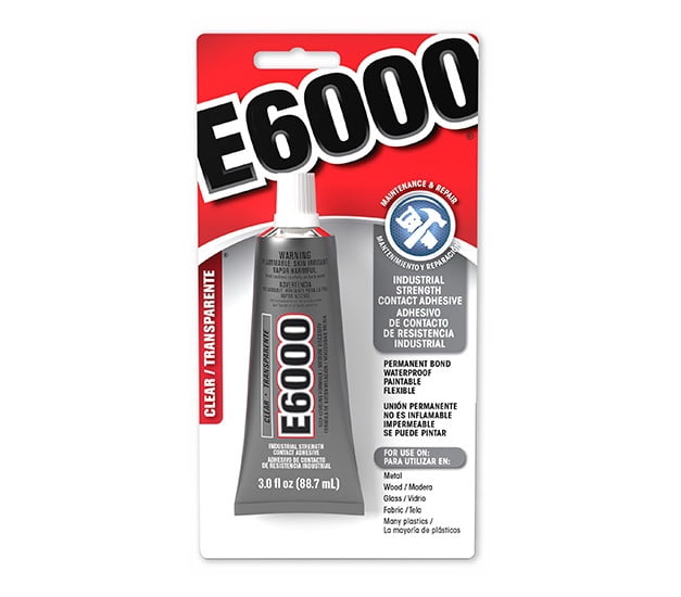 E6000 Industrial Strength Adhesive Clear 2.0 Fl Oz, Price/6 Pack