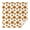 Halloween Simple Pumpkin, variant on Halloween Skeleton Fun Pattern Square Tablecloth,Waterproof Square Table Cover,Wipeable Spillproof Washable Table Cover for Home Kitchen Party Decor 42"X42"(107x107cm)