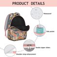 thumbnail image 4 of Pioneer Flower Backpack for School,Cute School Bag,Schoolbag with Adjustable Shoulder Straps & Padded Back,15.3"x11"x7.1".﻿, 4 of 6