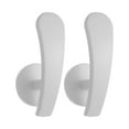 thumbnail image 6 of 2 Pieces Curtain Holdbacks Drapery Tieback Hooks for Drapery Decorative Wall White, 6 of 6