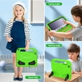 thumbnail image 6 of BMOUO Kids Case for Samsung Galaxy Tab A11+ Plus 11” 2026/A9+ Plus 11 Inch 2023, with Screen Protector, Shockproof Lightweight Stand Handle Samsung Galaxy Tab A11 Plus/A9 Plus Case for Kids, Green, 6 of 8
