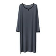 thumbnail image 1 of OJinShaWanO Pyjama à Pieds pour Bébé Garçon, Robe de Nuit à Manches Longues, Couleur Unie, Confortable et Élastique, 1 of 3