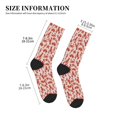 thumbnail image 3 of Xecao Sea Creatures Print Crew Socks for Men and Women, Men's Soft Moisture-wicking Sock, 3 of 7