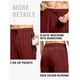 thumbnail image 5 of Pantalones TBMPOY para hombre, viajes, senderismo, secado rápido, cortavientos, color rojo M, 5 of 6