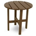 thumbnail image 3 of POLYWOOD Round 18" Side Table in Teak, 3 of 3