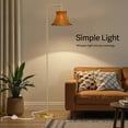 thumbnail image 4 of Floor Lights for Living Room,Modern Standing Lamp with Glass Lampshade Pedal Switch, Tall Lamp for Bedroom Study Room(Bulb Included), 4 of 7