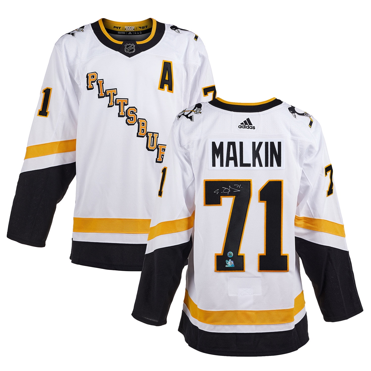 Evgeni Malkin Pittsburgh Penguins Signed Reverse Retro Adidas Jersey ...