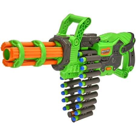 Adventure Force Scorpion Rotating Barrel Auto Gatling Blaster, Green