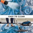 thumbnail image 5 of Ocean Blue Octopus Outdoor Rug for Patio/Deck/Porch, Non-Slip Large Area Rug 5 x 7 Ft, Nautical Castle Coastal Lighthouse Indoor Outdoor Rugs Washable Area Rugs, Reversible Camping Rug Carpet Runner, 5 of 8
