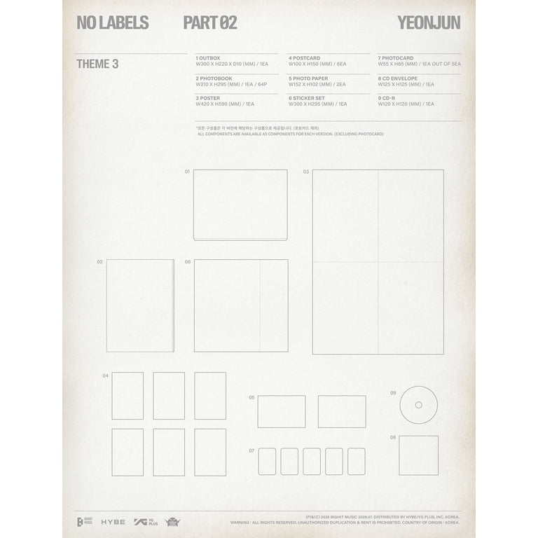 YEONJUN (TXT) - NO LABELS: PART 02 (THEME 3) - Walmart