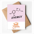 thumbnail image 1 of Structure de la Force de l'Énergie Poitrine Moléculaire Merci Cartes Enveloppes Note Vierge, 1 of 3