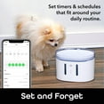 Geeni Pet Connect Smart Fountain, 2.5 Liter Automatic Pet Water