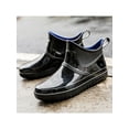thumbnail image 5 of SIMANLAN Women's Garden Shoes Slip Resistant Waterproof Booties Lightweight Rain Boots Ladies Comfort Work Shoe Womens Wide-Calf Rainboot Black 5, 5 of 7