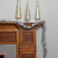thumbnail image 3 of Northlight 50' x 2.25" Unlit Shiny Silver Tinsel Christmas Garland, 3 of 4