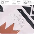 thumbnail image 3 of Western Aztec Shower Curtain Boho Abstract Pattern Geometric Vintage Shower Curtain with Hooks 72x72 Inch Waterproof Polyester Bathroom Curtain (Geometric Aztec), 3 of 6