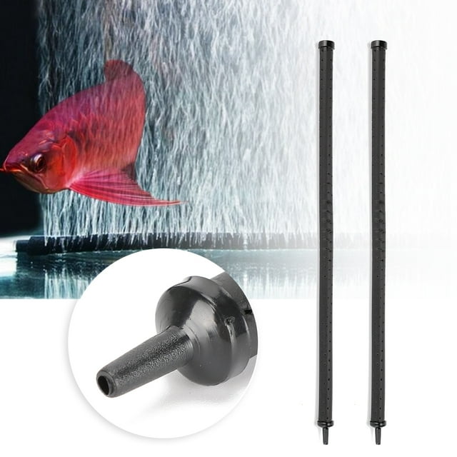 Barra de burbujas de aireación de oxígeno, 2 piezas para peceras de acuario, barra de burbujas de piedra de aire para acuario, accesorio para acuario, respuesta rápida