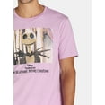 thumbnail image 4 of Disney Nightmare Before Christmas Men's and Men's Big & Tall Web Jack Box Graphic Tee, Sizes S-3XL, 4 of 5