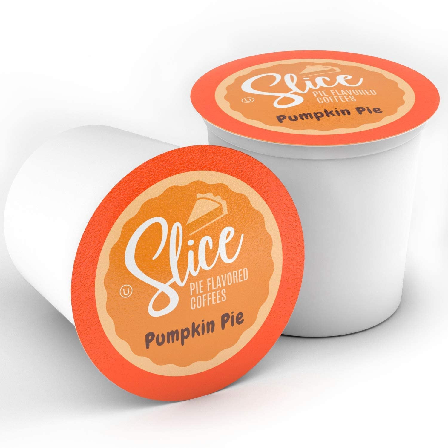 Slice Coffee Pumpkin Pie Flavored Coffee Pods for Keurig tea pods Brewers, 40 Count