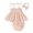 Pink, variant on Girls Outfit Set Girls Clothing Sets Baby Girls Spring Summer Solid Cotton Ribbed Sleeveless Tops Shorts Outfits Headbands Clothes