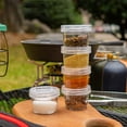 thumbnail image 4 of Plastic Food Storage Containers with Lids, 5PCS Portable Sauce Bottle Salad Dressing Container for Lunch Boxes, Sauce Containers, Picnics, Travel Meal Prep and Kitchen Storage, 4 of 7