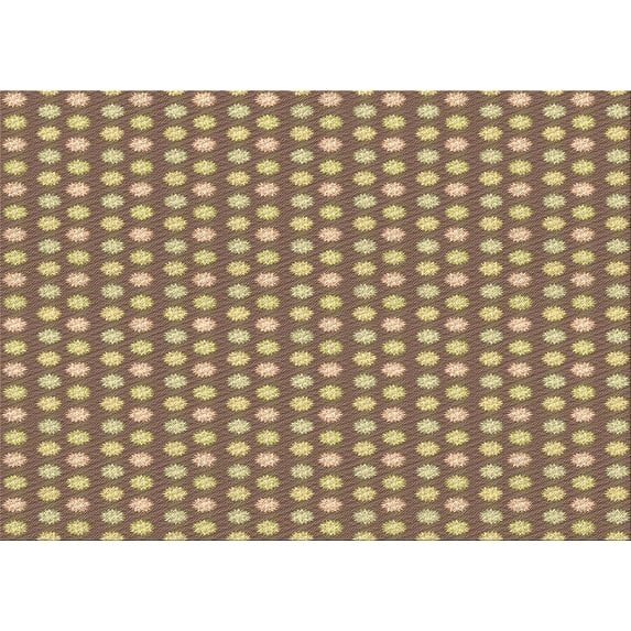 Ahgly Company Machine Washable Indoor Rectangle Transitional Metallic Gold Area Rugs, 3' x 5'