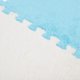thumbnail image 2 of 10pcs Plush Foam Floor Mat Washable Interlocking Carpet Tiles Cuttable Soft Puzzle Area Rugs for Living Room Bedroom Sea Blue 5pcs+White 5pcs, 2 of 4