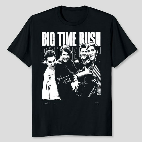 Big Time Rush Tour 2025 Men’s And Women’s Graphic Tee 100% Cotton by TBun, Full Sizes S-5XL