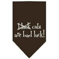 thumbnail image 3 of Halloween Pet and Dog Bandana Screen Printed, "Black Cats are Bad Luck", 3 of 10