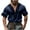 Navy, variant on Mens Deep V Neck T Shirt Summer Casual Tees Vintage Fashion Tops Liquidación Rebajas Hoy Purple XL
