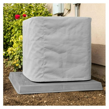 

SugarHouse Outdoor Air Conditioner Cover - Premium Marine Canvas - Made in the USA - 7-Year Warranty - 36 x 36 x 36 - Gray